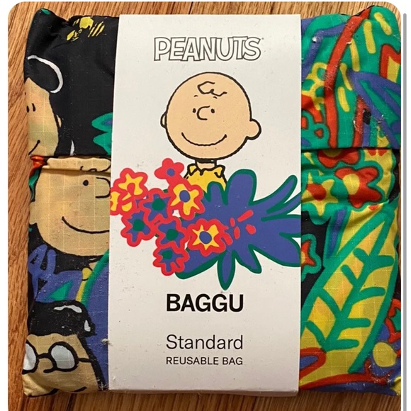 BAGGU Bags Nwt Baggu Peanuts Rainforest Gang Standard Size Bag